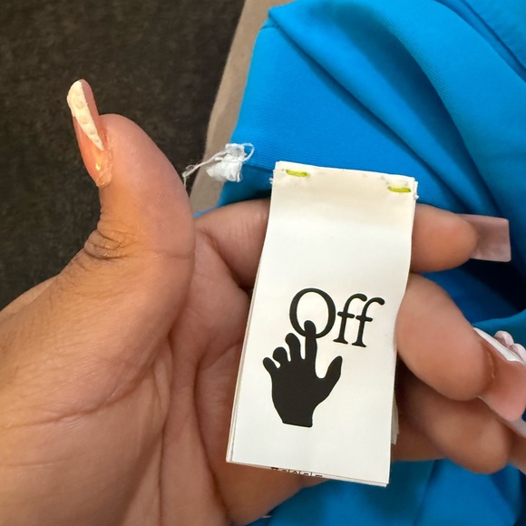 Off-White Blue Track Pants - Picture 5 of 5